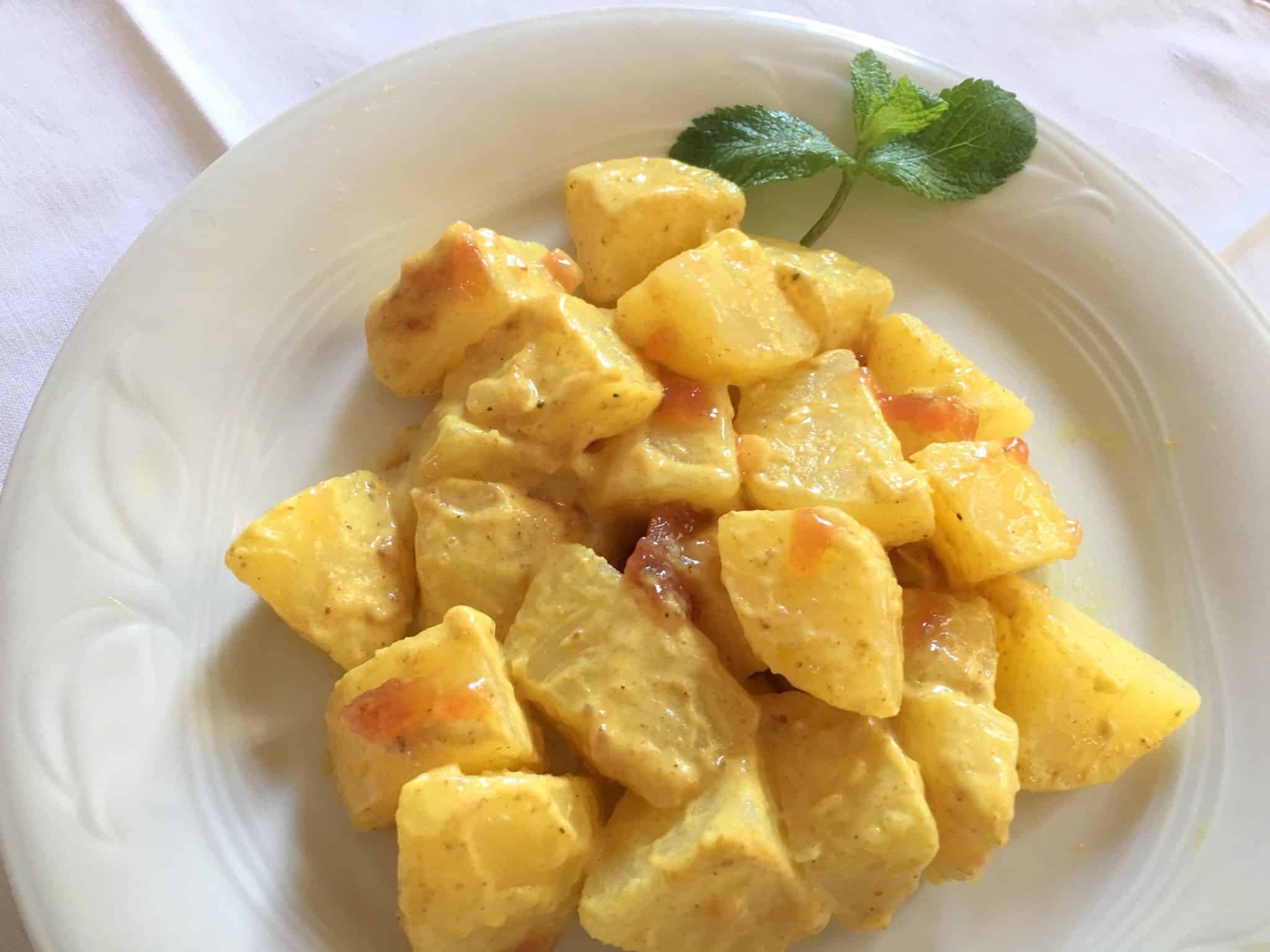 Patate in salsa di marmellata