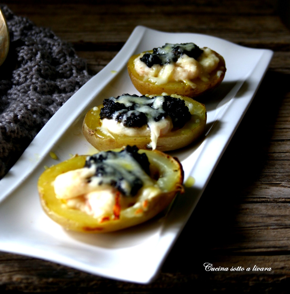 Patate in teglia ripiene