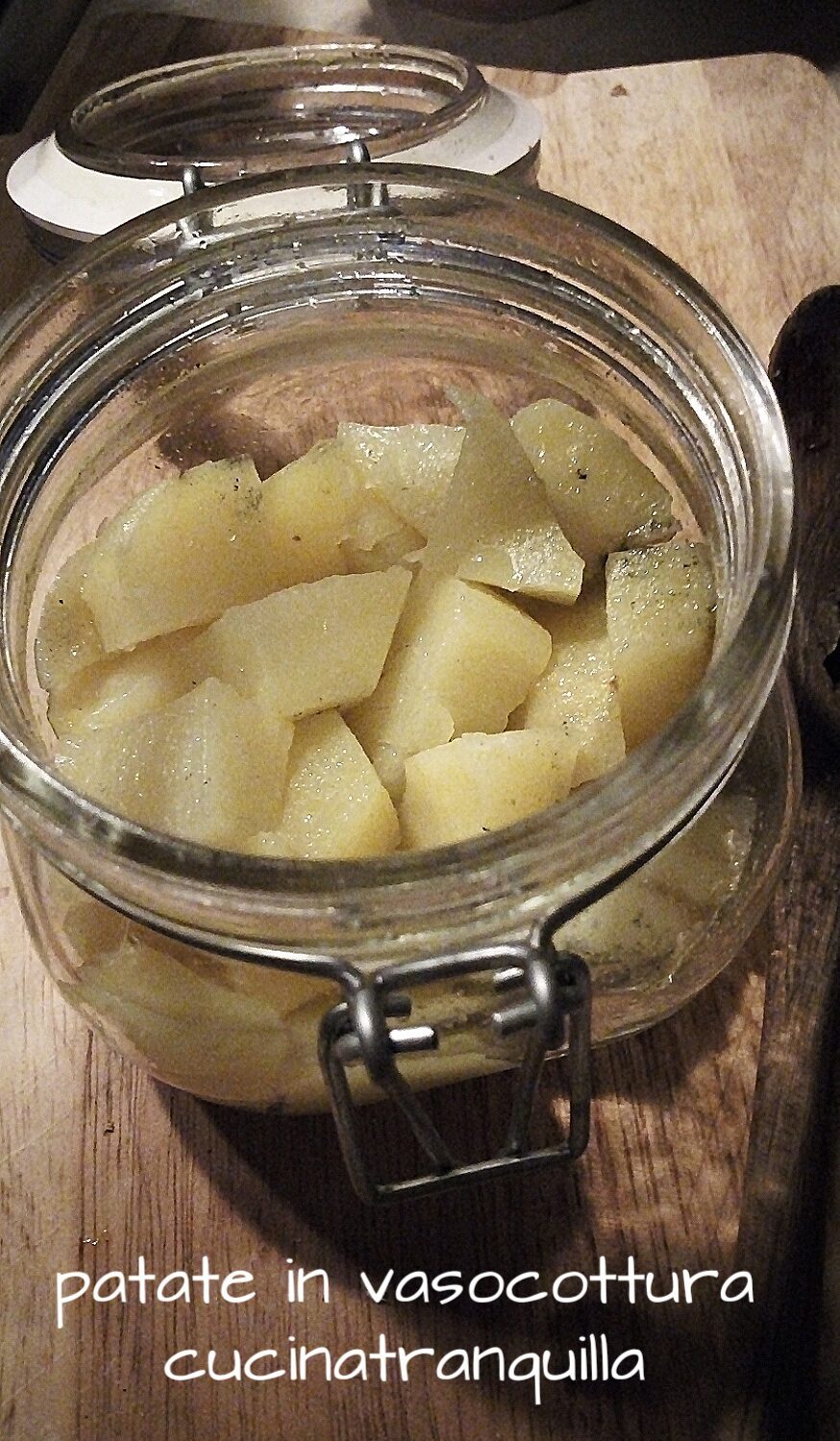 Patate in vasocottura
