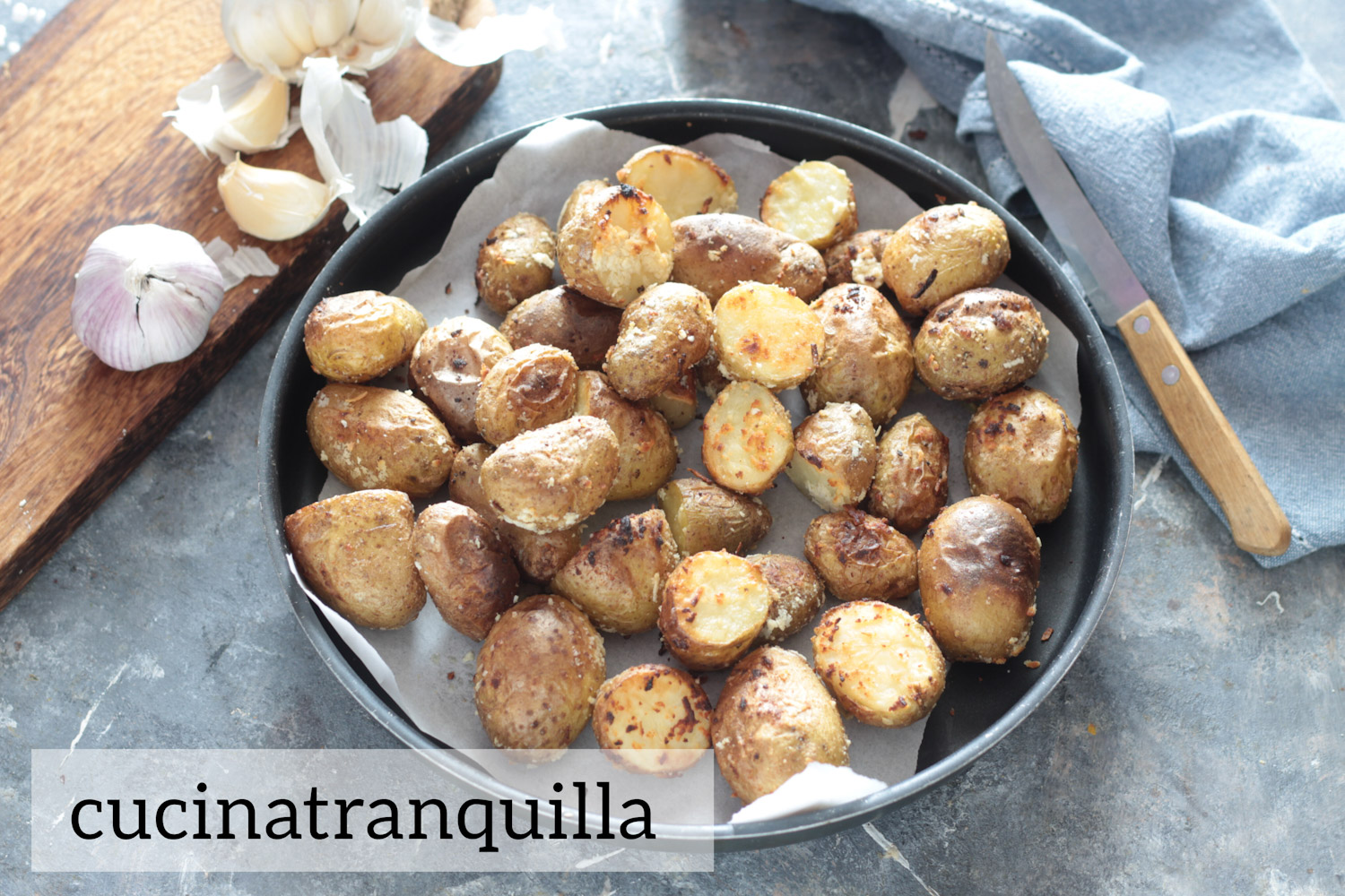 Patate novelle con ricotta salata