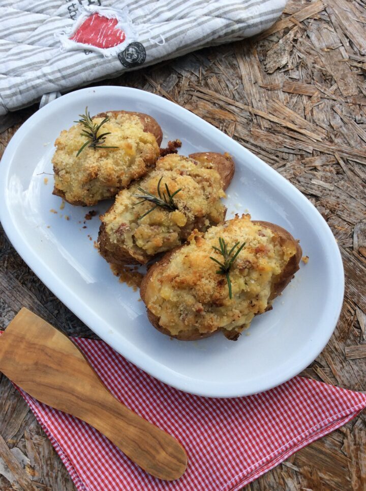 Patate ripiene gratinate