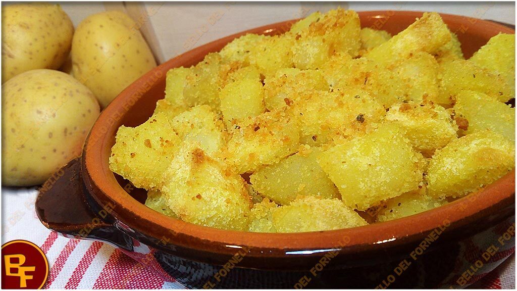 Patate sabbiose cotte al forno