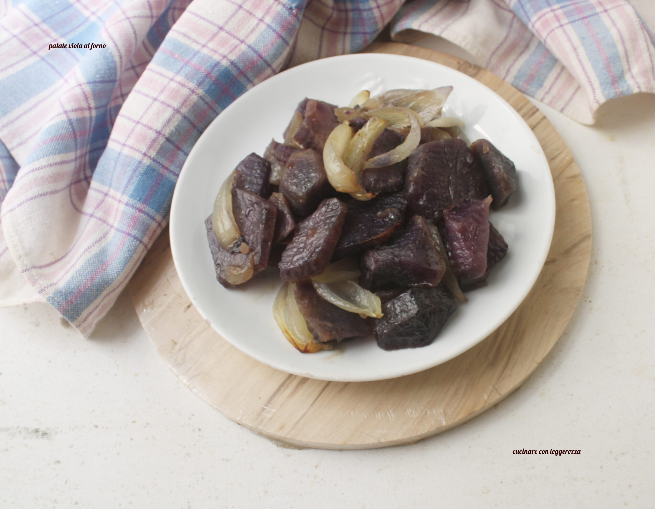 Patate viola al forno