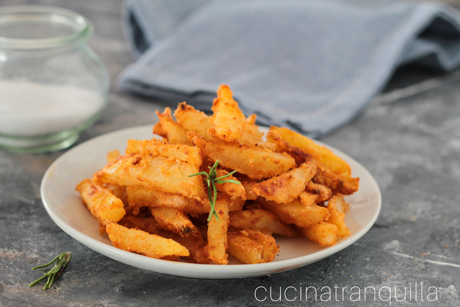 Patatine al forno con paprika
