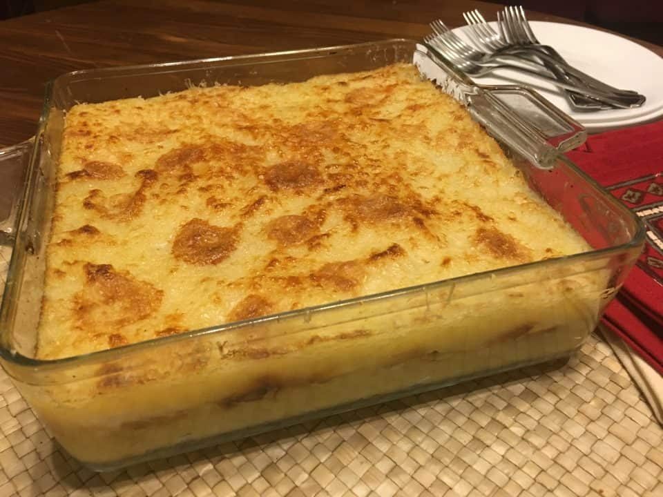 Patatta: sformato di patate al tomino
