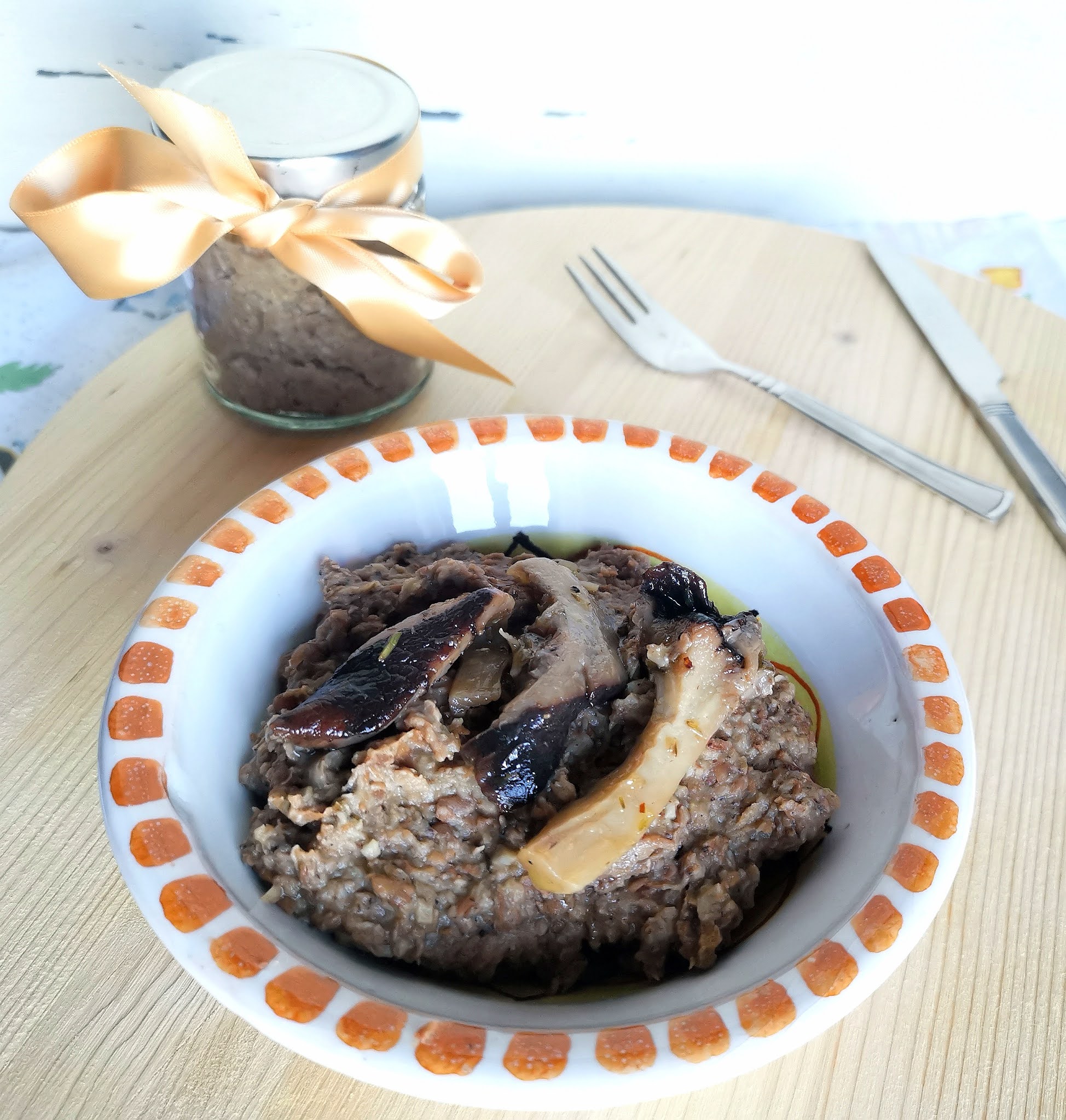 Pâté di cardoncelli e lenticchie