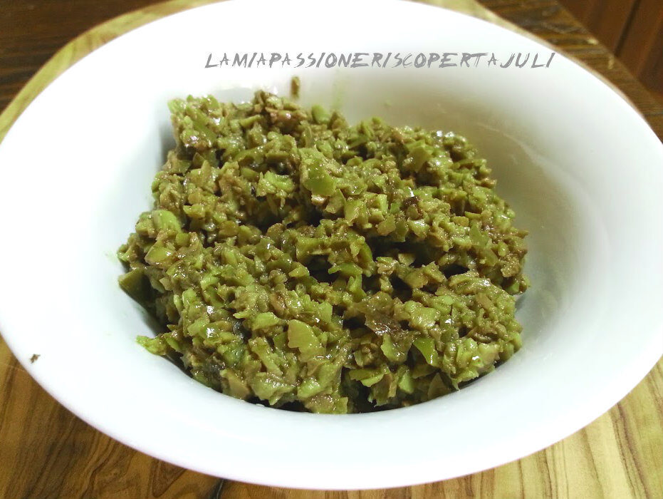 Pate di olive verdi