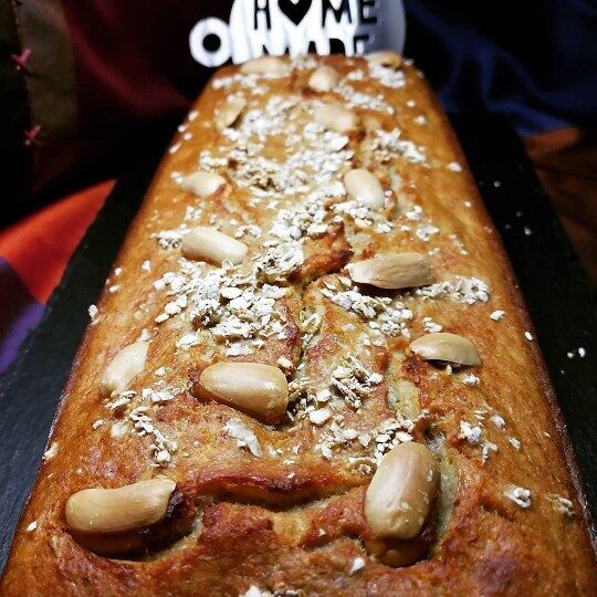 Peanut banana bread