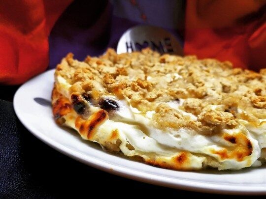 Pear&ricotta crumble