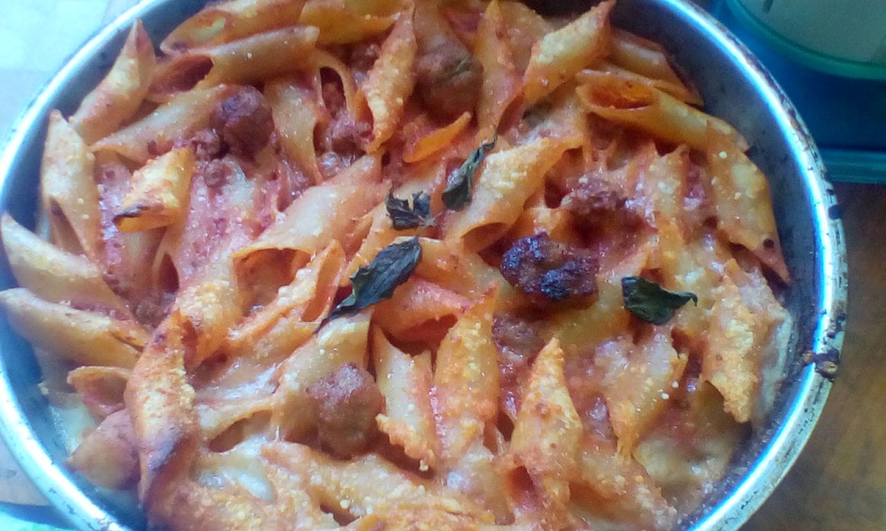 Penne a candela al forno