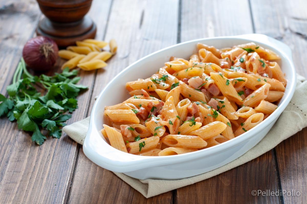 Penne al baffo cremose e facilissime