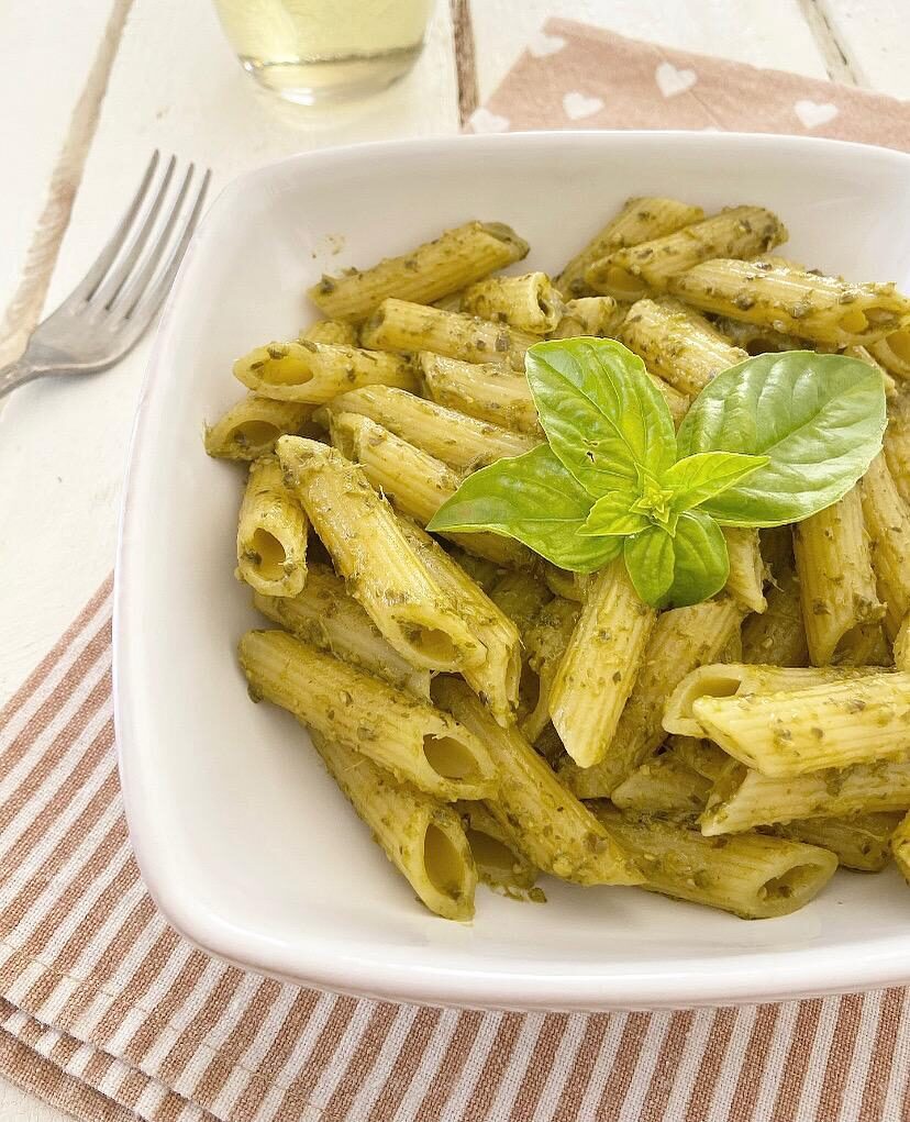 Penne al pesto di basilico