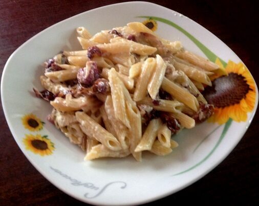 Penne al radicchio