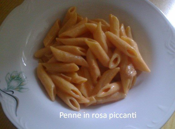 Penne al rosa piccanti
