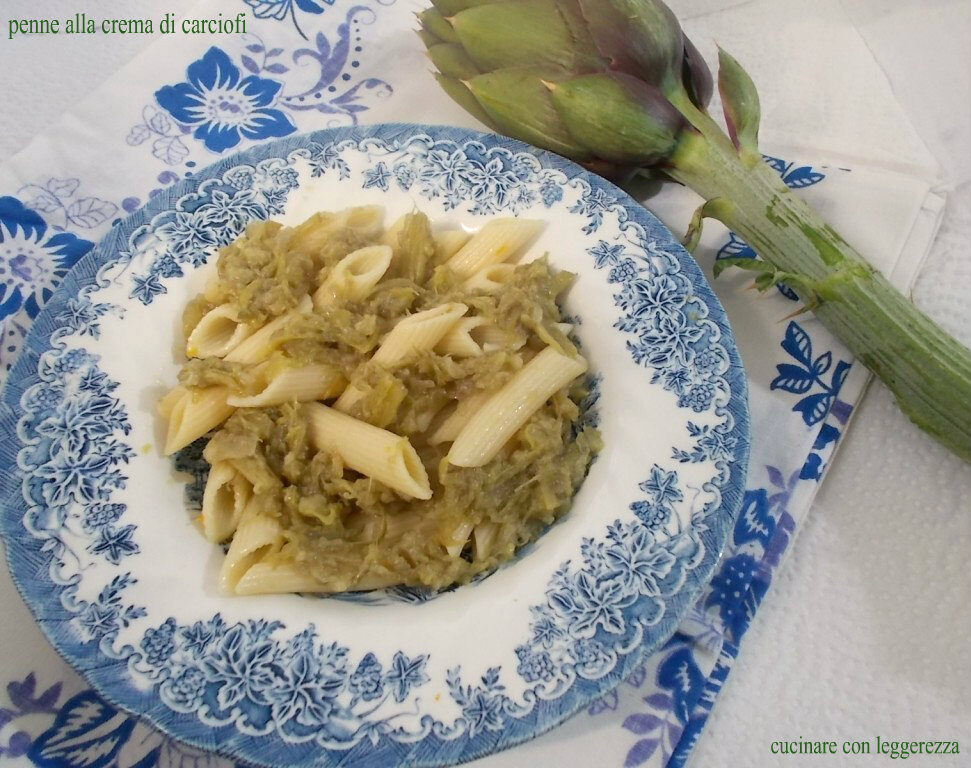 Penne alla crema di carciofi