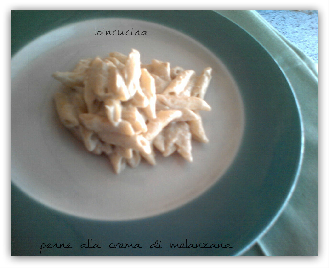 Penne alla crema di melanzana
