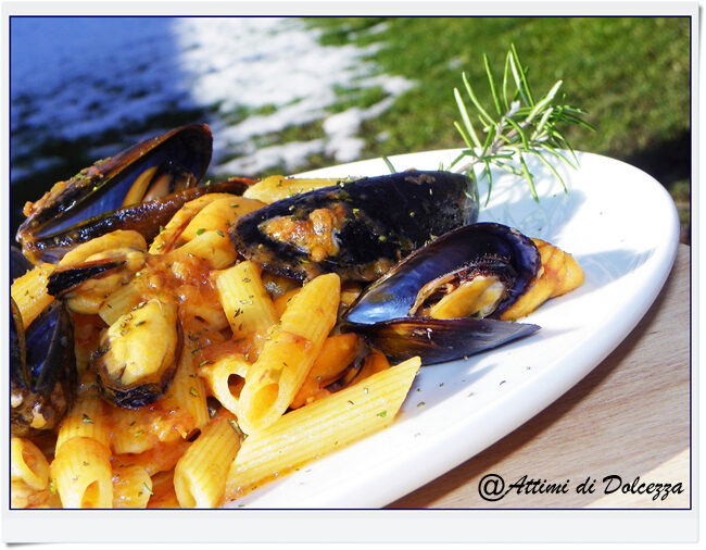Penne cozze e rosmarino