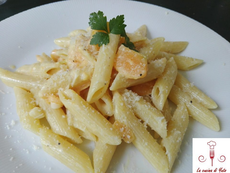 Penne cremose al melone