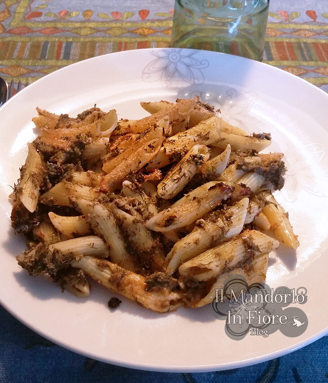 Penne finocchietti e sarde al forno