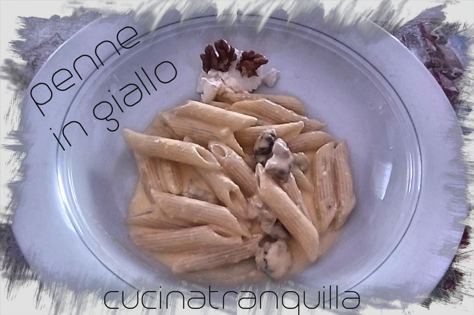 Penne in giallo