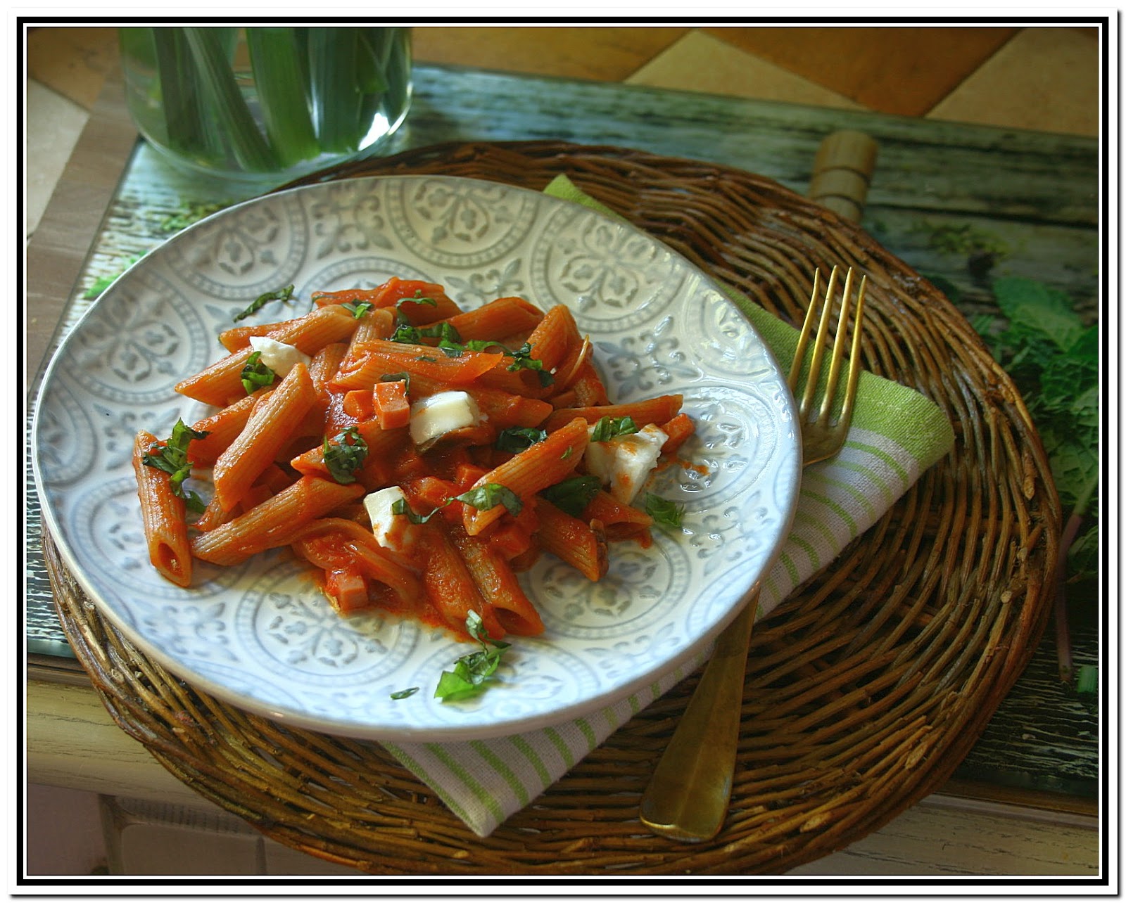 Penne integrali al “sugo veloce”