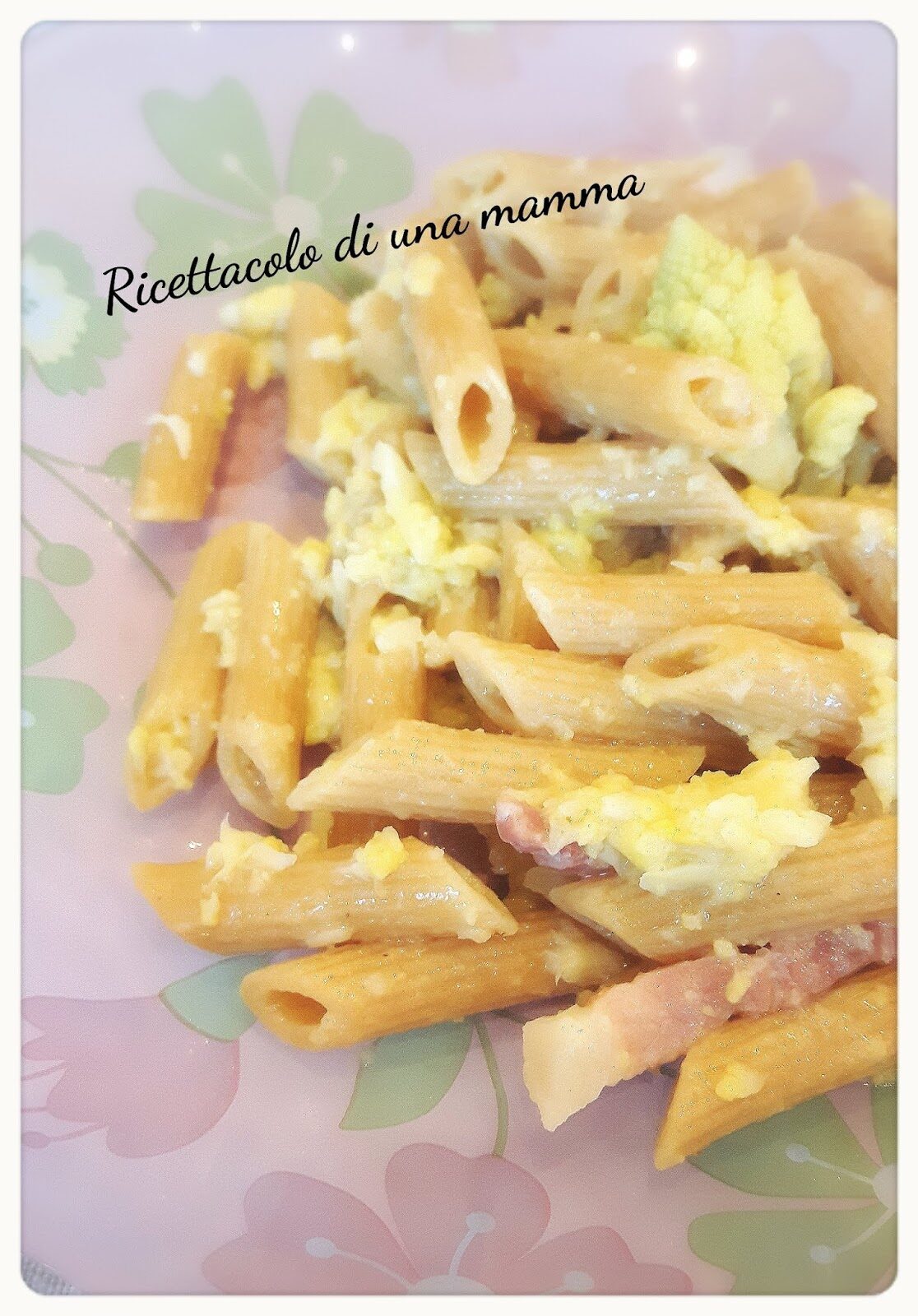 PENNE INTEGRALI CON BROCCOLO E SPECK