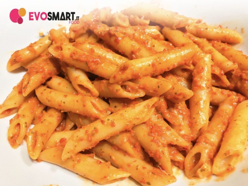 Penne lisce alla crema di peperoni