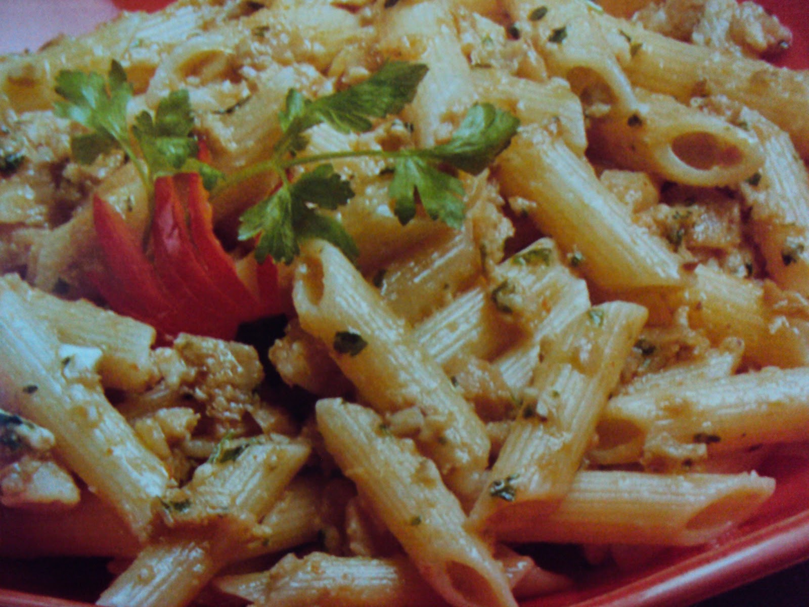 Penne merluzzo e noci