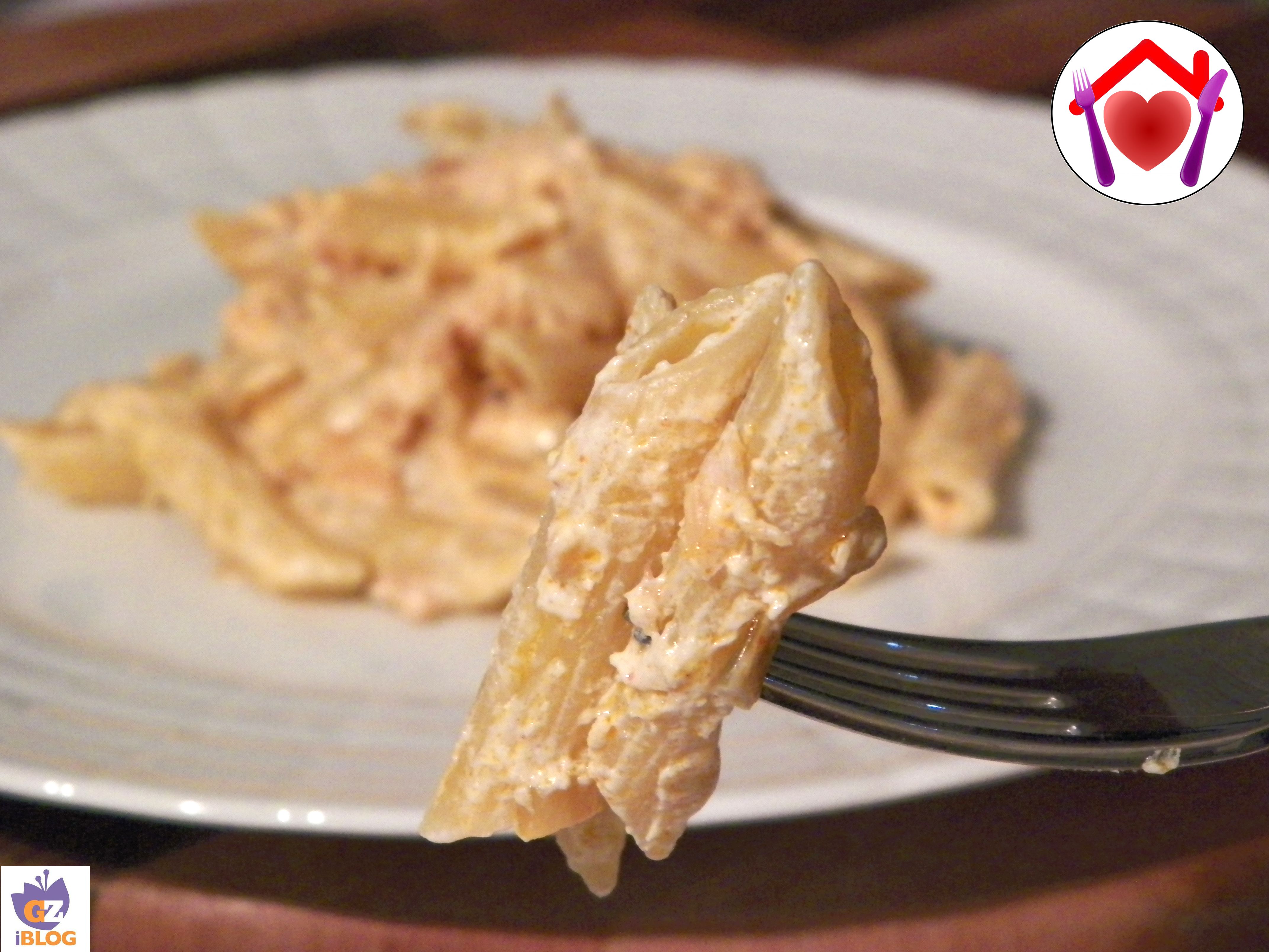 Penne panna e salmone