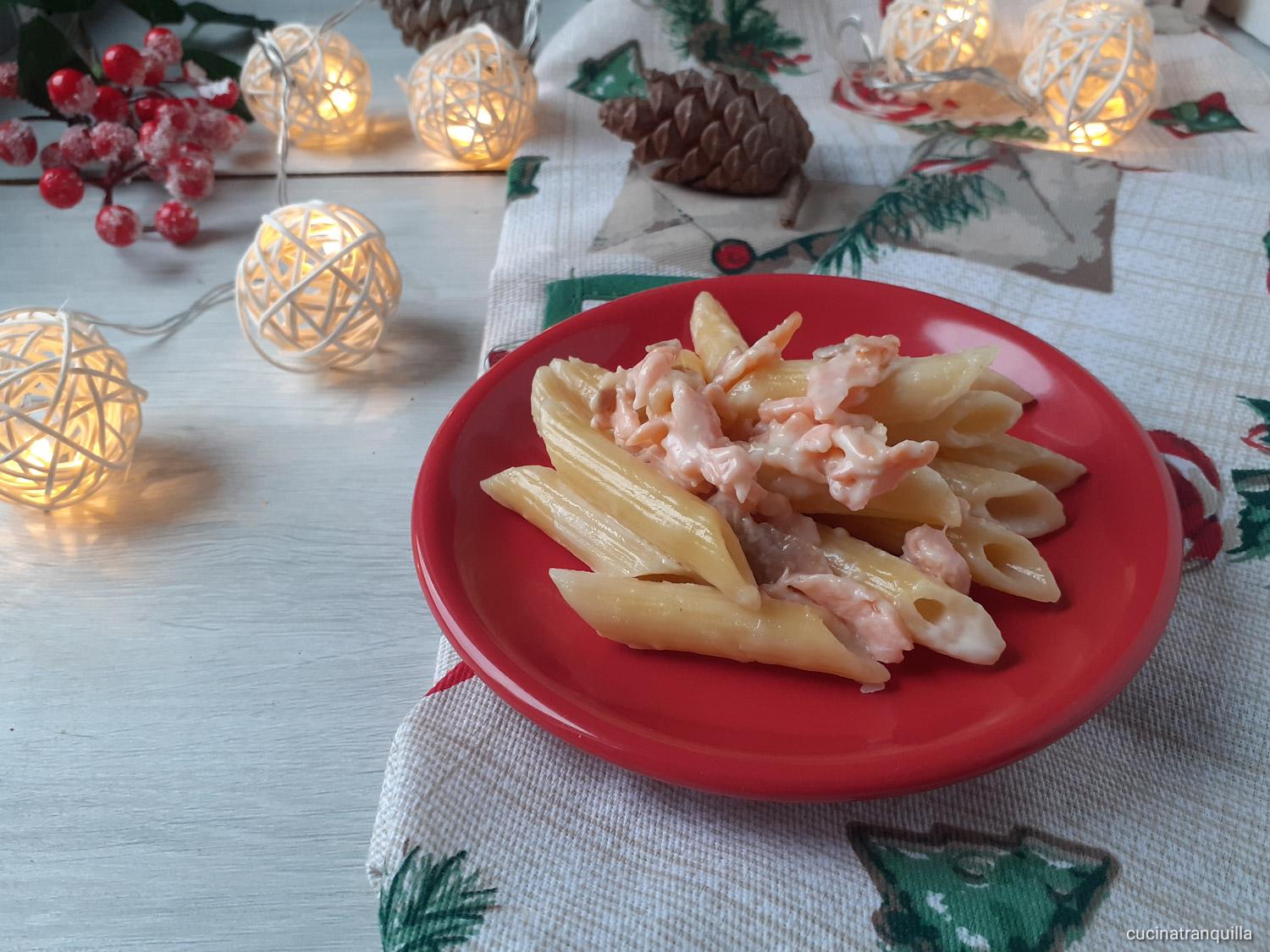 Penne rigate al salmone
