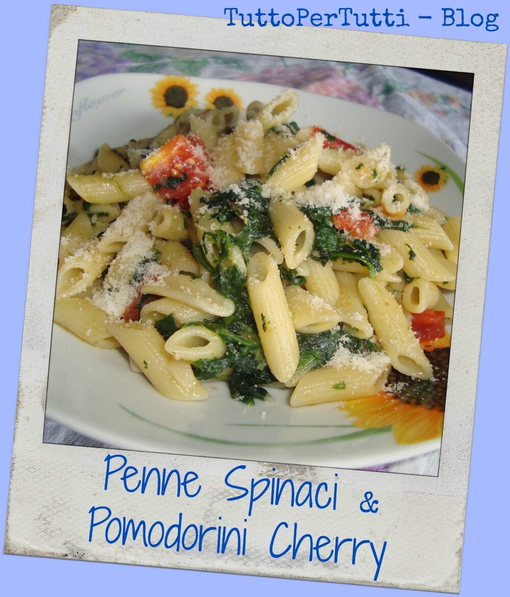 PENNE SPINACI & POMODORINI CHERRY