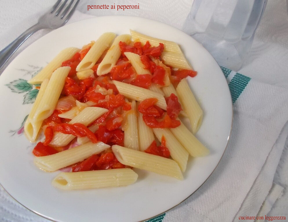 Pennette ai peperoni