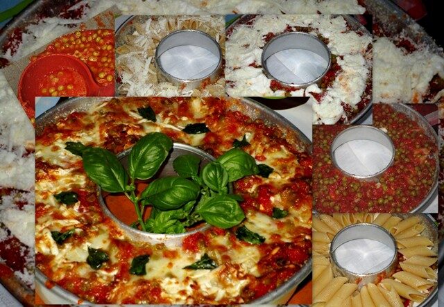 Pennette al forno con mozzarella