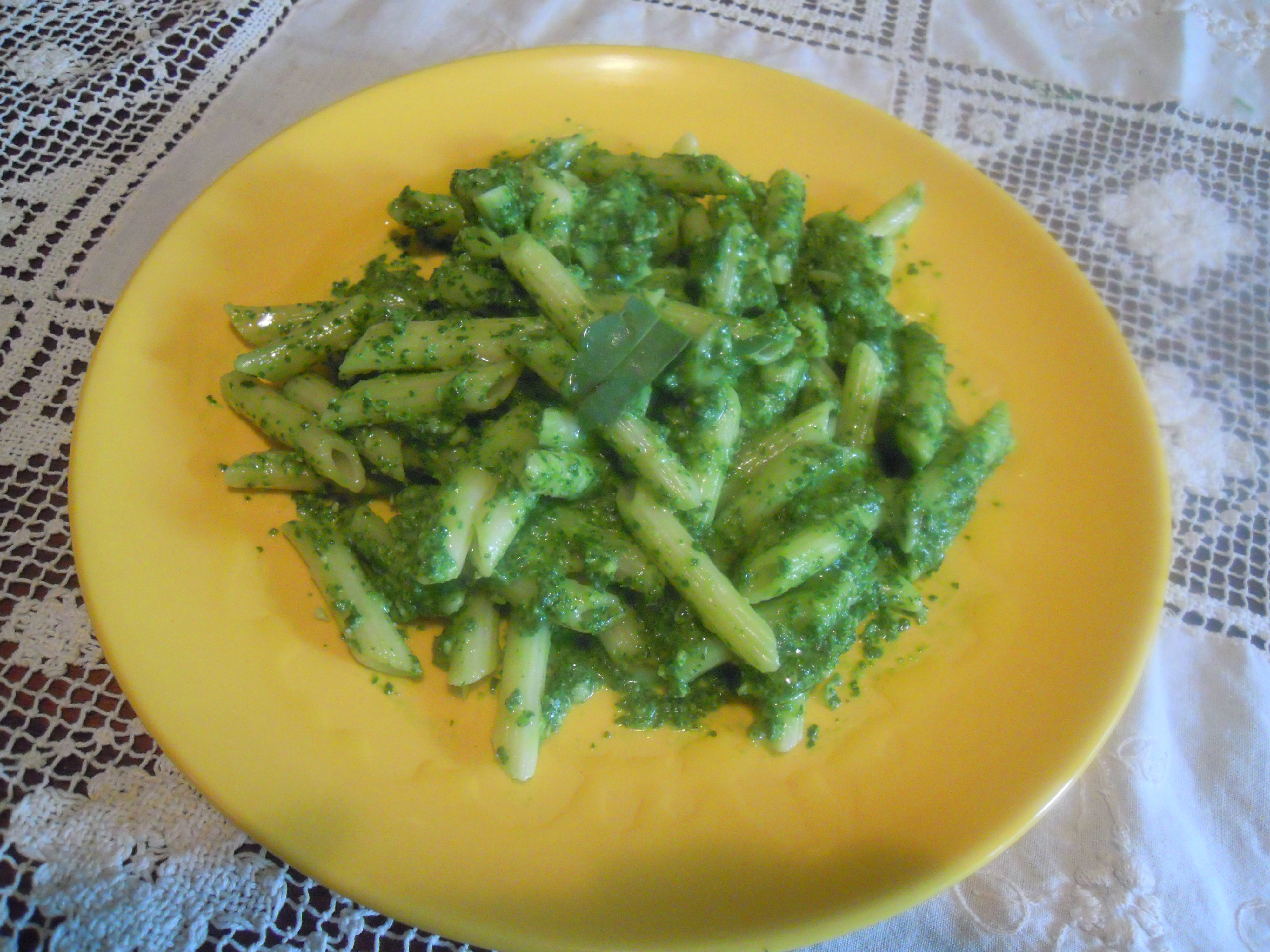 Pennette al pesto di rucola