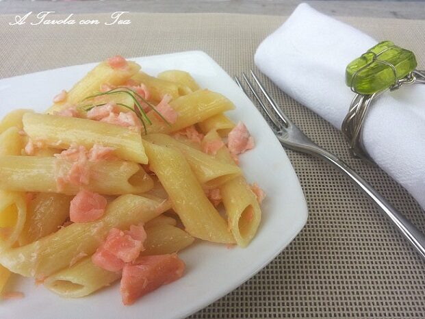 Pennette al Salmone con la Wodka