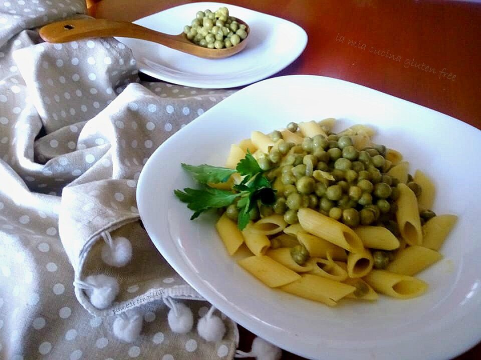 Pennette con piselli