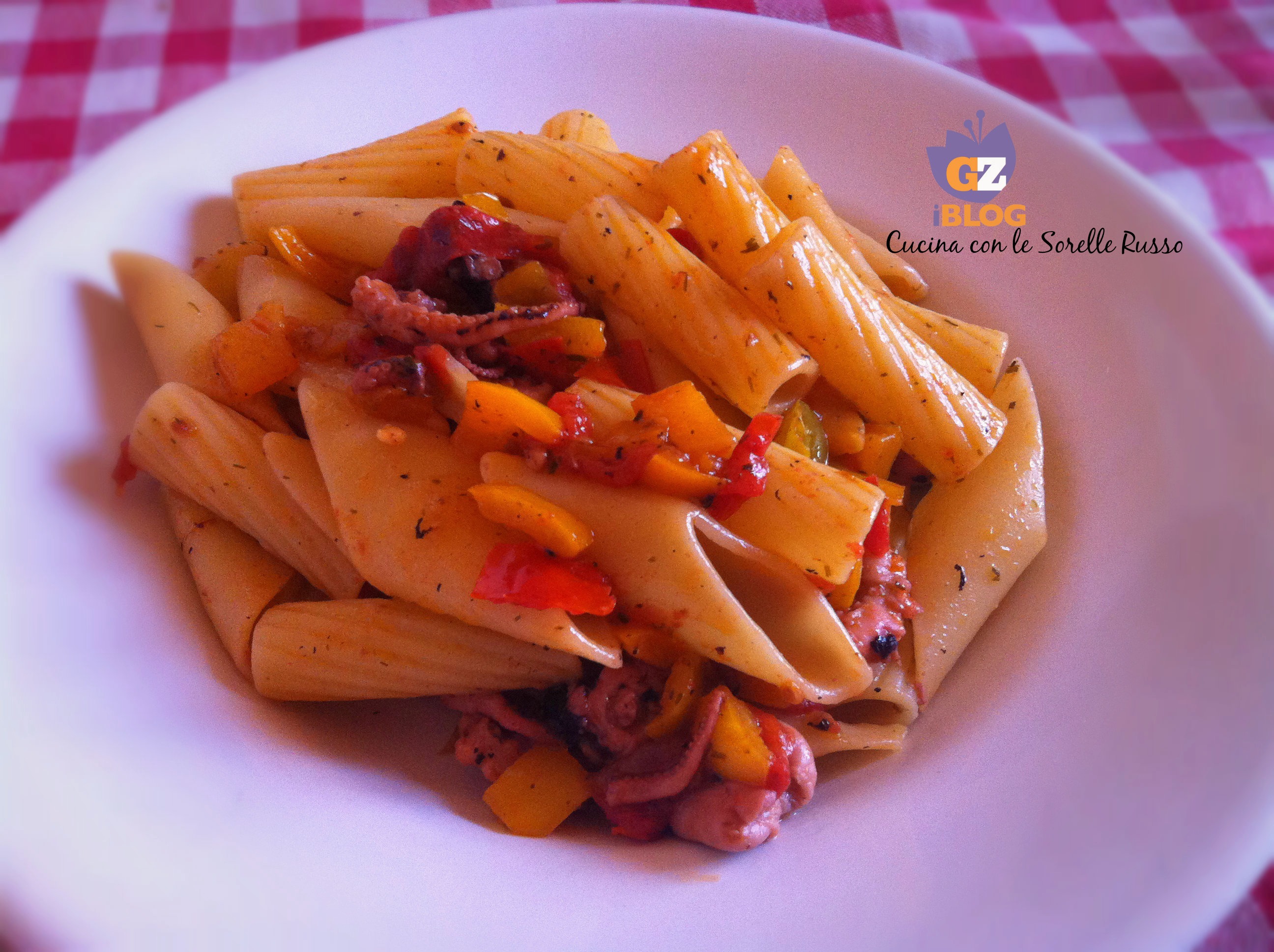 Pennette con polipetti all’ ortolana