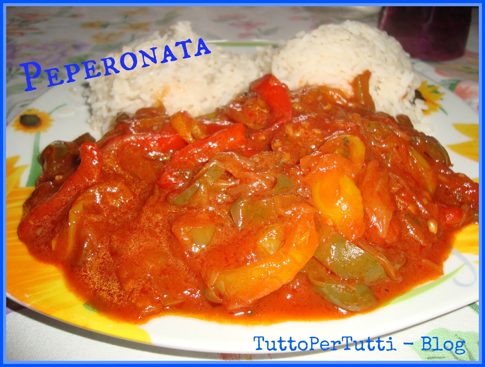 Peperonata classica – passo a passo