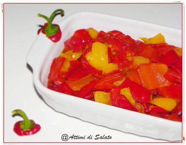Peperonata con acciughe