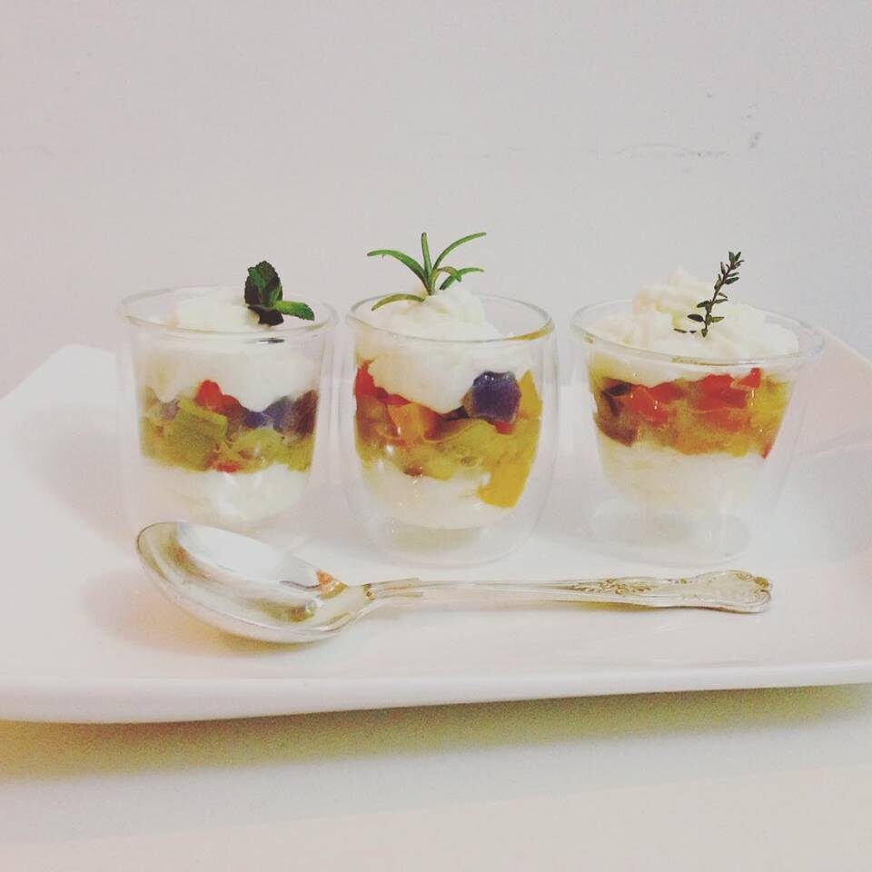 Peperonata finger food