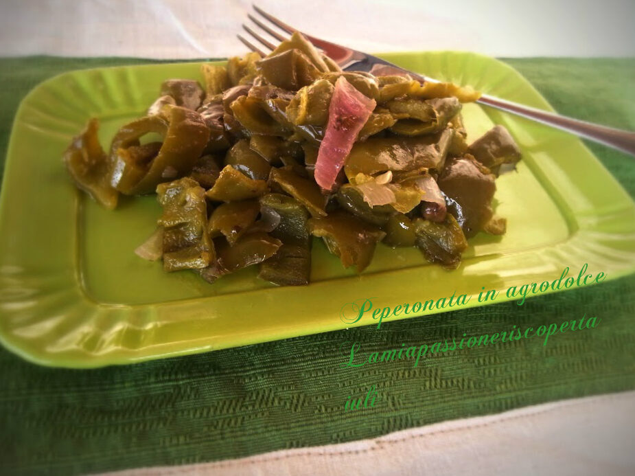 Peperonata in agrodolce