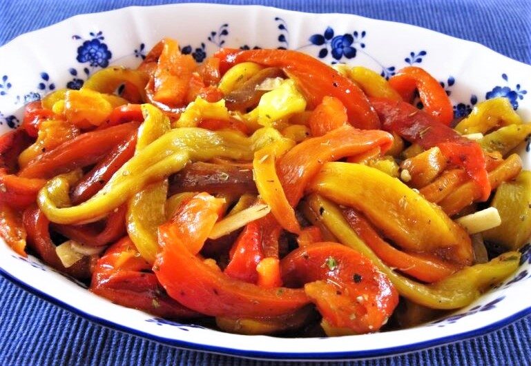 Peperoni arrostiti al forno
