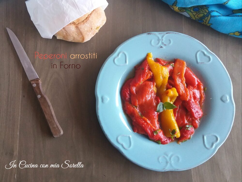 Peperoni arrostiti in forno