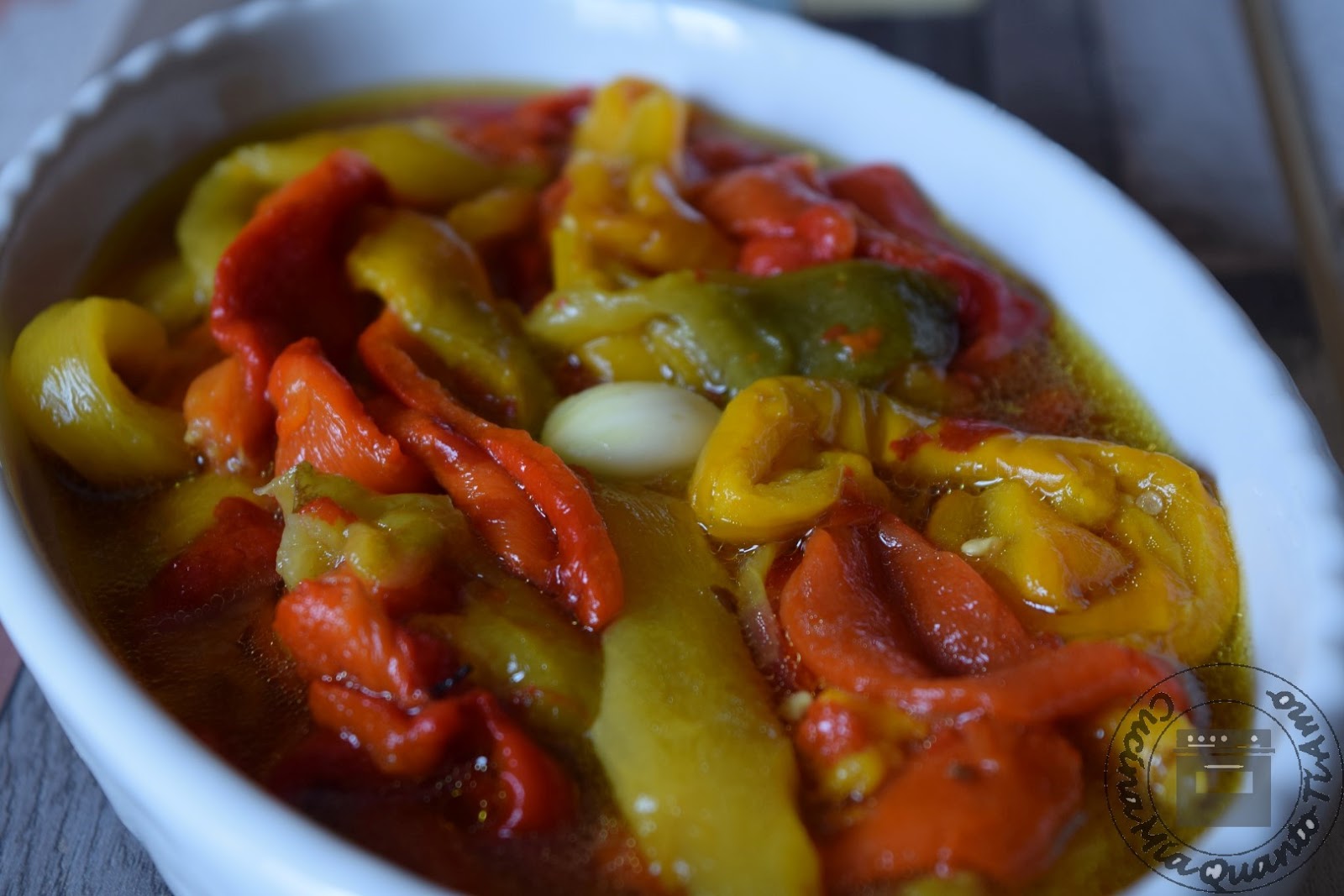 Peperoni arrostiti nel forno