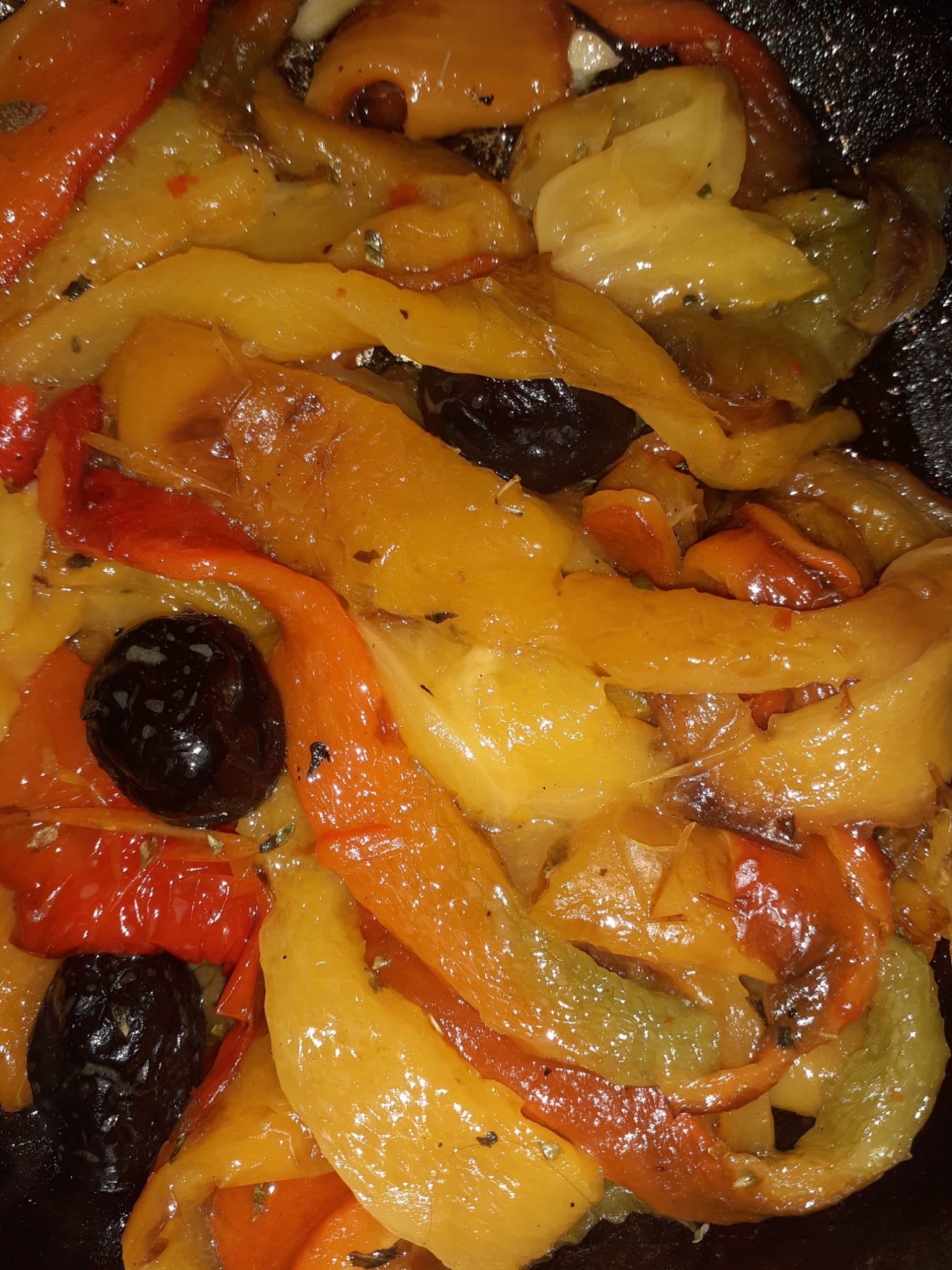 Peperoni arrostiti passati in padella