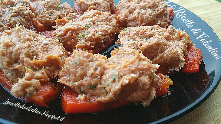 Peperoni arrosto con salsa all’antica