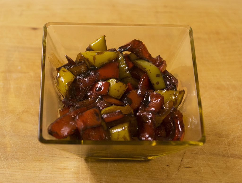 Peperoni con aceto balsamico
