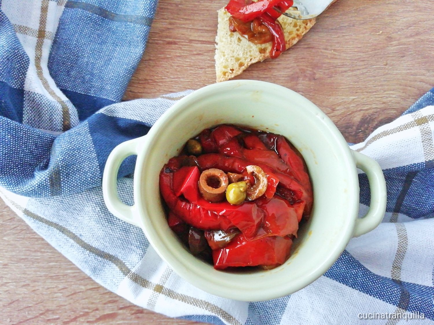 Peperoni con capperi ed olive