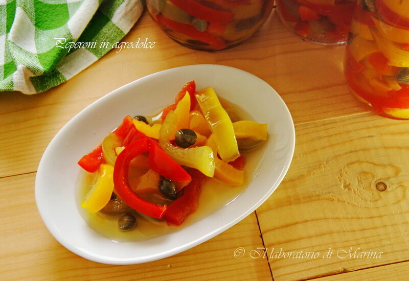 Peperoni in agrodolce