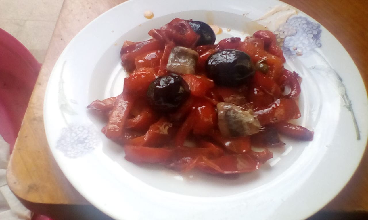 Peperoni in  teglia alla napoletana